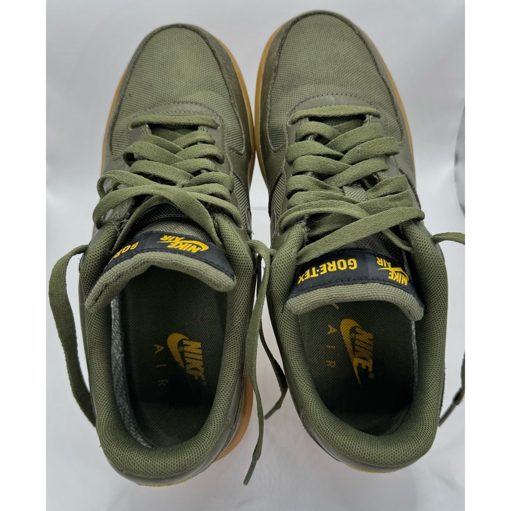 Nike Shoes Men Size 7.5 Air Force 1 Low Gore-Tex Medium Olive Waterproof Sneaker - Picture 5 of 8
